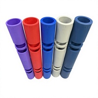 Tube de fitness TPR Vipr multicolore 4 à 12 kg, barre de musculation portable, poids pour entraînement de mouvements chargés