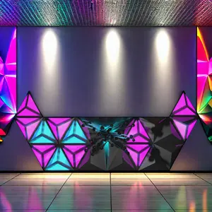 จอแสดงผล Led วิดีโอในร่ม3D สำหรับบาร์เวที Cabina DJ บูธ P5นำหน้าจอแสดงผล