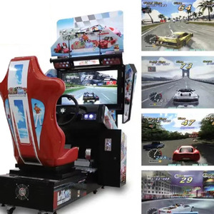 Wholesale Coin Operated Indoor <b>Amusement</b> 32 Outrun Car Racing Video Games <b>Machine</b> Arcade Driving Game <b>Machine</b> for Sale - Product Image 3