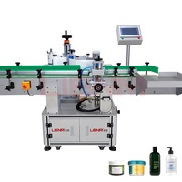 Machine d'étiquetage à 1 ou 2 côtés pour bouteilles d'eau, de bière, de pots, de flacons, de bouteilles en plastique, en verre, machine d'impression d'étiquettes cosmétiques