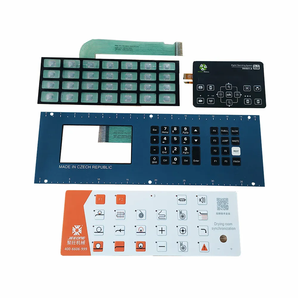 Kostenloser Versand elektronischer Panel-Aufkleber zum Drucken von Lexan-Polycarbonat-Etiketten