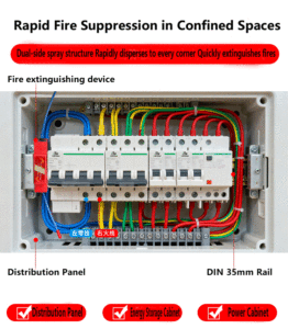 เครื่องดับเพลิงแบบสเปรย์ร้อนระดับพรีเมียมสำหรับตู้ไฟฟ้า - Product Image 4