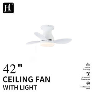 Ventilador de techo LED inteligente moderno de 22 pulgadas, silencioso, estilo americano, para dormitorio infantil, con luz y control remoto - Product Image 2