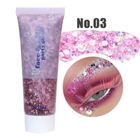 Gel scintillant longue tenue pour le corps et le visage, fard à paupières liquide irisé, crème à paillettes pour maquillage de fête et cosmétiques – Vente en gros