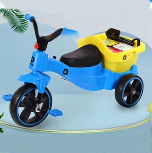 Tricycles pour enfants 2026 <span class=keywords><strong>en</strong></span> plastique à 3 roues avec poignée de poussée, pour bébés de 2 à 4 ans, vente <span class=keywords><strong>en</strong></span> gros directe usine Chine - Product Image 5