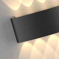 Lampe murale LED extérieure étanche avec support, éclairage simple pour cour, allée, escalier, terrasse, hôtel, balcon, projecteur