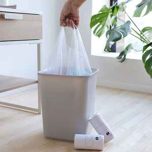 Bolsas de Basura Grandes y Gruesas Tipo Camiseta, 50 Unidades, Bolsas de Plástico Desechables para Hogar, Cocina y Oficina - Product Image 2