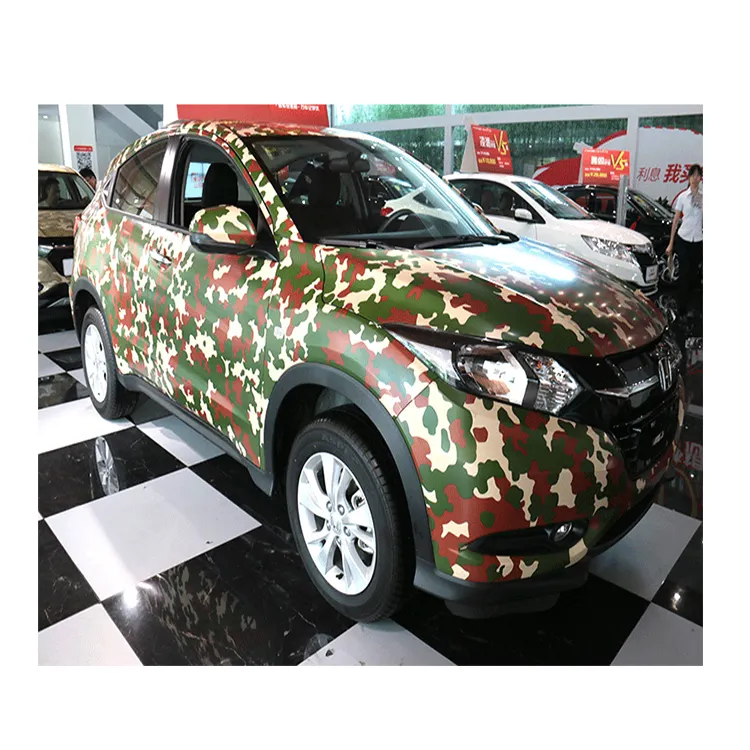 Carlas Camouflage Membran Auto Wrap 1.52*30m Camouflage Autolack Schutz Film Aufkleber