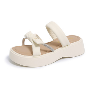 2026 Women's Casual Outdoor Flat Open Slip-On <b>Slippers</b> <b>Summer</b> Evergreen Platform Sandals Breathable Anti-Slip Autumn Spring - Product Image 4