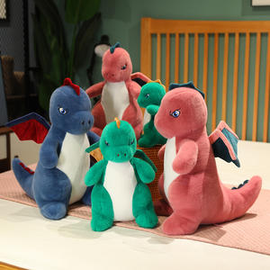 Мягкая игрушка «Дракон и динозавр» — уютный компаньон — ультрамягкая плюшевая игрушка — 23 см, 3 цвета в ассортименте. Птерозавры - Product Image 2