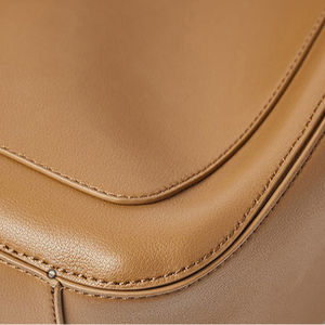 Echte echte Leder Custom Tote Umhängetaschen für Frauen Elegante Damen tasche mit Reiß verschluss und Tasche für Herbst Winter Frühling - Product Image 2