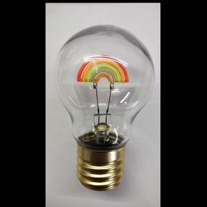 <span class=keywords><strong>Ampoule</strong></span> vintage arc-en-ciel motif de globe lampe <span class=keywords><strong>ampoule</strong></span> en verre ambré ampoules 2200K lampe arc-en-ciel antique pour lampadaires suspendus - Product Image 1