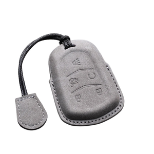 Pour Cadillac ATS CT6 DTS XT5 CTS Escalade ESV SRX STS XTS 2014 2015 2016 2017 2018 Housse de clé de voiture à distance en cuir Accessoires - Product Image 2