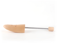 Arbre à chaussures en bois avec support à ressort Support réglable en forme de chaussure fixe sans déformation civière de chaussure