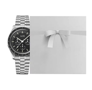 <span class=keywords><strong>Moonwatch</strong></span> นาฬิกากลไกมือผู้ชายกันน้ำหน้าปัดแพนด้า42มม. สแตนเลสธุรกิจสบายๆ - Product Image 1