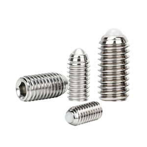 304 Stainless Steel Hex Socket <b>Rubber</b> Tip Ball Plunger Screw M2-M16 Multiple Sizes In Stock <b>Rubber</b> Tip Protect Workpieces OEM - Product Image 4