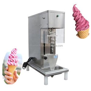 Batteur sur socle multifonctionnel avec bol à crème glacée Machine à yaourt glacé et à glace efficace pour les desserts, les café<span class=keywords><strong>s</strong></span> et les cuisines - Product Image 2