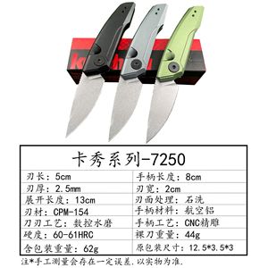 Cuchillo Plegable Personalizable OEM con Hoja de Acero Inoxidable y Mango de Aluminio, Herramienta Portátil para Caza y Camping - Product Image 6