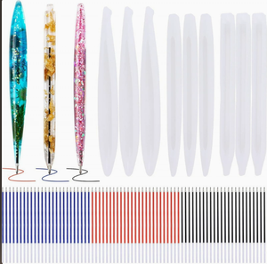 Homemade Office Stationery Ballpoint Pen Resin Molds Variety Art Silicone Mold For Epoxy Resin <b>Craft</b> Making - Product Image 6