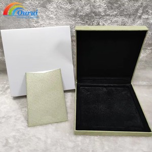 Classic Brand BIG <b>Set</b> <b>Square</b> Leather Protective Jewelry Box Stylish Storage for Bracelets Rings Necklaces Outside Gift Giving - Product Image 2