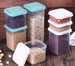 Fuerte servicio <span class=keywords><strong>de</strong></span> plástico BPA-libre y mancha resistente hermético fácil tapas <span class=keywords><strong>de</strong></span> bloqueo <span class=keywords><strong>de</strong></span> cocina contenedor establecer - Product Image 1