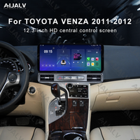 Autoradio Android 12,3 pouces, écran tactile 2K, lecteur multimédia Carplay GPS stéréo vidéo pour TOYOTA VENZA 2011-2012