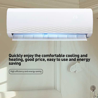 Unité de climatisation solaire mini-split 12000 Btu, hybride AC/DC, hors réseau/sur réseau, compresseur Hitachi R32, moteur et pompe, chauffage pour usage domestique