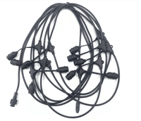 E14 Guirlande de lampe étanche extérieure E27 Support de câble d'éclairage pour lampe de décoration de vacances