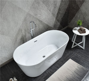 Adyce 2021 — petite salle de bain en résine acrylique, style ovale, pour une personne, baignoire autoportante, hôtel <span class=keywords><strong>londres</strong></span>, 1400X700 - Product Image 4