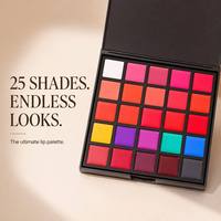 Palette de rouge à lèvres nude mat à haute pigmentation, végan, sans cruauté, étiquette privée personnalisée, maquillage de beauté
