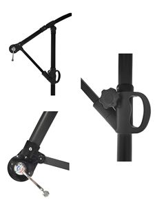 Parasol de jardin suspendu pour parasol d'extérieur à poteau latéral Protection solaire Mobilier d'extérieur Patio extérieur personnalisé <span class=keywords><strong>Restaurant</strong></span> de jardin - Product Image 3