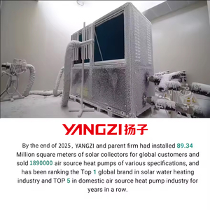 Bomba de Calor de Aire y Agua Comercial Yangzi para Hoteles y Escuelas, R410A R32, Clase Energética A++, Acero Inoxidable, Ahorro de Energía - Product Image 4