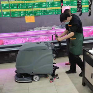 Industrial <strong>Tile</strong> Cleaning Machine Electric Commercial Walk Behind Floor <strong>Scrubber</strong> for Supermarket - Product Image 2