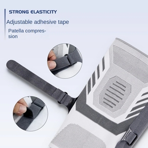 <span class=keywords><strong>Genouillère</strong></span> de compression <span class=keywords><strong>médicale</strong></span> avec stabilisateurs de coussinets en gel pour la rotule Genouillères de volley-ball en nylon pour la protection - Product Image 5