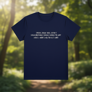 T-Shirt Unisex 210GSM 100% Cotone, Maglietta Casual Traspirante e Resistente per Uomo - Product Image 3