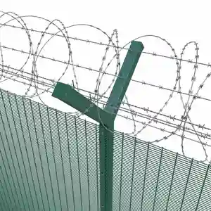 Recinzione di sicurezza saldata 3M 358 zincato saldato pannelli di recinzione in rete metallica