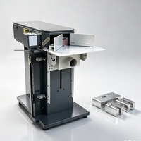 Ponceuse d'angle 2,2 kW avec bande abrasive, polisseuse à angle de 500 mm pour le débavurage des coins métalliques