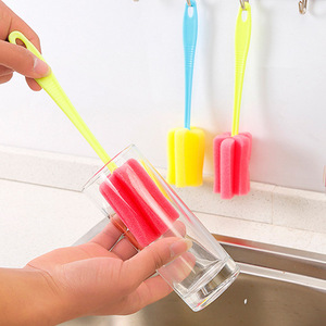 Éponge à long manche en PP écologique pour le nettoyage des bouteilles et des tasses – Vente en gros - Product Image 4