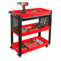 Chariot à outils roulant robuste OEM ODM avec tiroirs, chariot de rangement d'atelier, fabrication sur mesure en tôle, fabricant