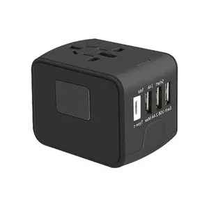 Oswell Internationale Reis Power Adapter Kerst Eu Uk Us Au Socket Mini Universele Wereld Reisadapter