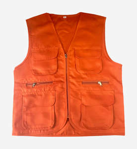 पॉकेट स्वयंसेवक विज्ञापन बनिट लोगो आउटडोर गतिविधियों विज्ञापन बनियान ओवरऑल - Product Image 6