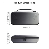 Étui de protection sans fil durable en ABS+Silicone pour console ROG Ally/X (Noir/Blanc) 450g, moulé sur mesure, boîte couleur