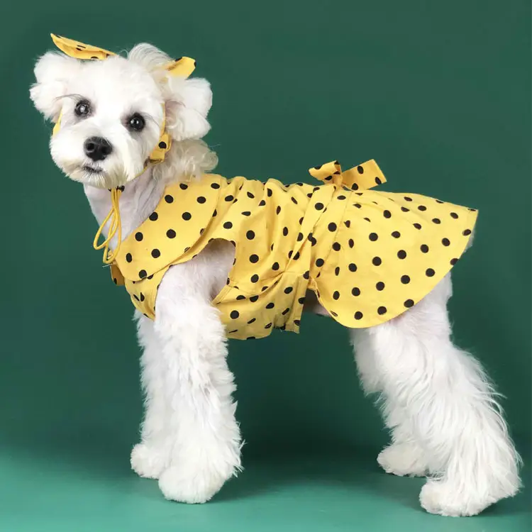 ペット用品ブランド犬夏服かわいいプリンセス犬ドレスシャツ