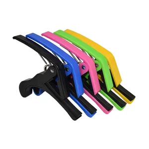 Hot selling cheap price big hand grab folk classical Guitar and Ukulele Capo in 5 colors