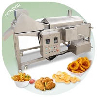 Écorces de porc à l'ail frit Machine à frire le poulet complet Système de filtre de friteuse électrique à gaz commercial