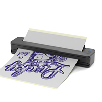 Mesin Transfer Tato Nirkabel Bluetooth USB CNC 2500mah Dengan Aplikasi Printer Mini Mobile Printer Termal Tato