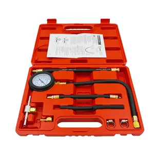 Universal Fuel Injection Gauge Pressure Tester Test Kit Car System Pump Tool,Psi Fuel Injection Pump Injector Tester