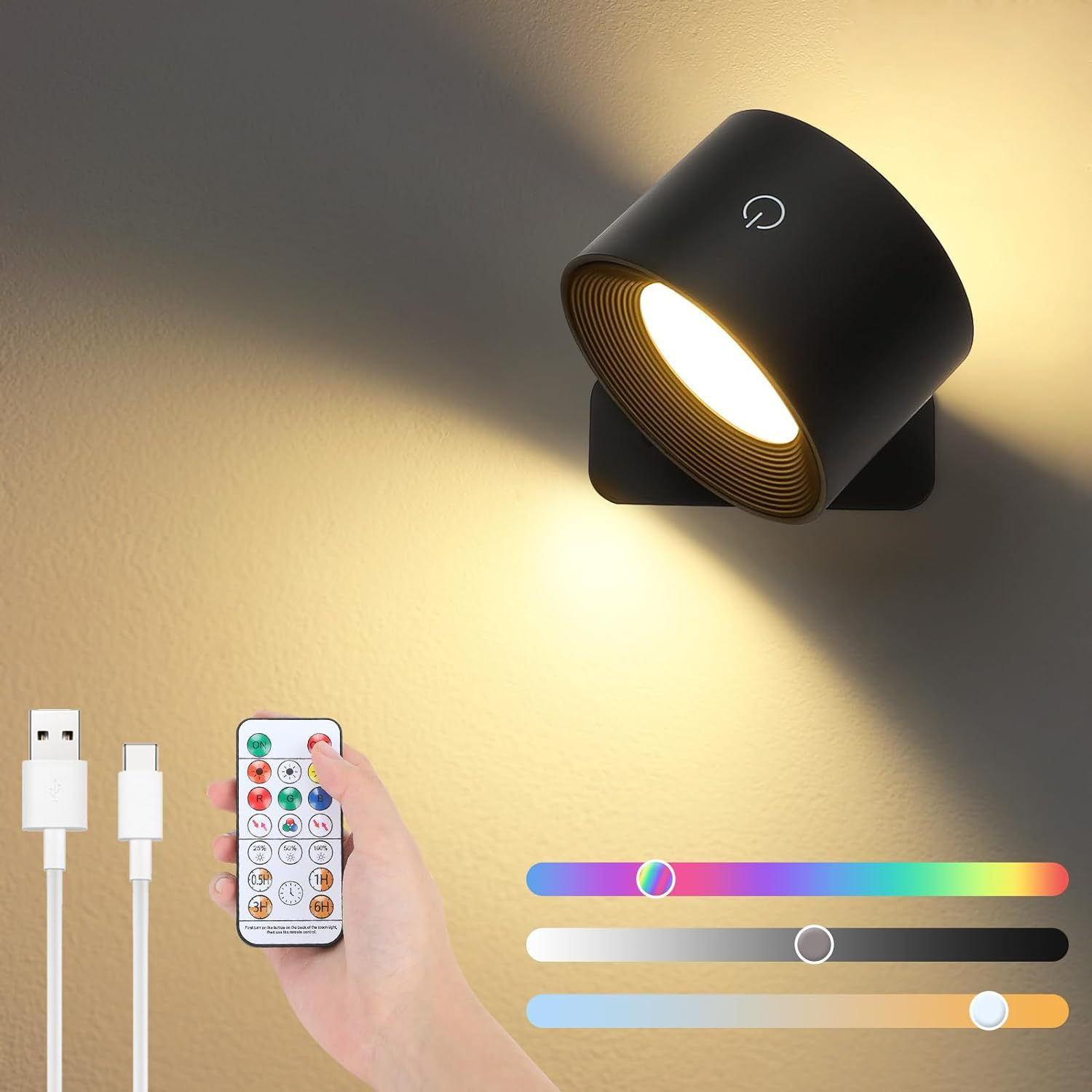 Black [APP Control+Remote Control+RGB]