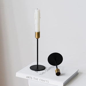 Fábrica barata Trading Twist latón antiguo Taper candelabro linternas y tarros de velas patrones libro casas titulares - Product Image 4