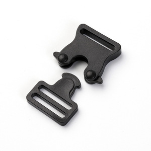 Side Release Buckle Plastic 20mm Black Durable For Bags <b>Backpack</b> <b>Strap</b> Adjustment - Product Image 2